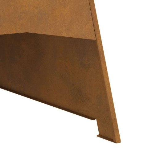 KOMINEK BRĄZOWY 50X50X95CM STAL KORTENOWSKA