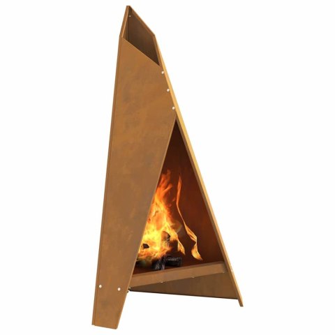 KOMINEK BRĄZOWY 58X40X100CM STAL KORTENOWSKA