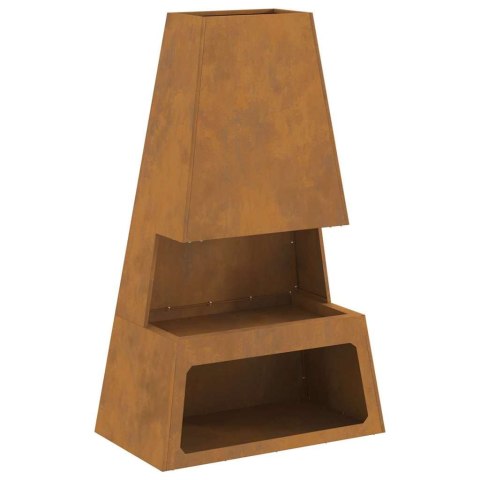 KOMINEK BRĄZOWY 60X35X100CM STAL KORTENOWSKA