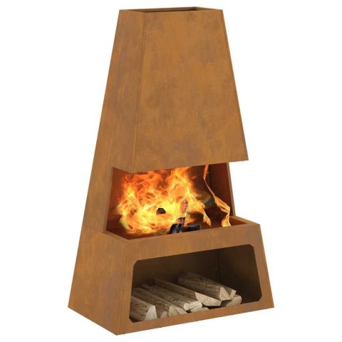 KOMINEK BRĄZOWY 60X35X100CM STAL KORTENOWSKA