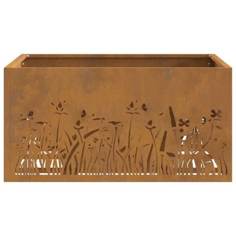 KOMINEK BRĄZOWY 60X60X30CM STAL KORTENOWSKA