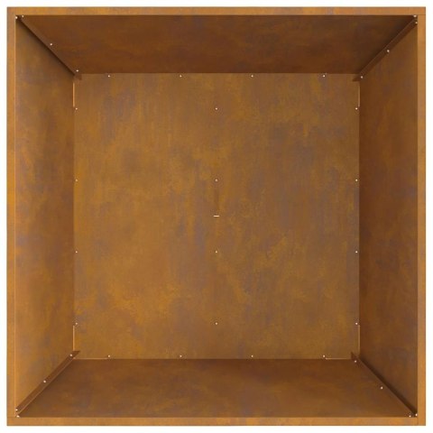 KOMINEK BRĄZOWY 80X80X40CM STAL KORTENOWSKA