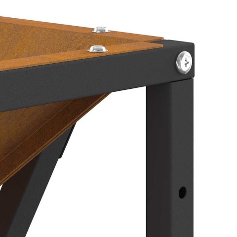 KOMINEK BRĄZOWY 80X80X40CM STAL KORTENOWSKA