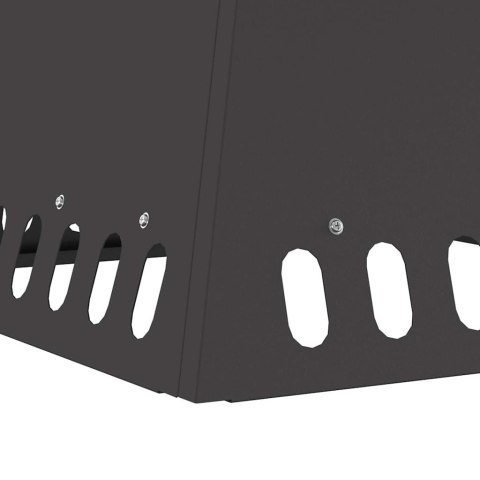 KOMINEK CZARNY 48X48X40CM STAL WALCOWANA NA ZIMNO