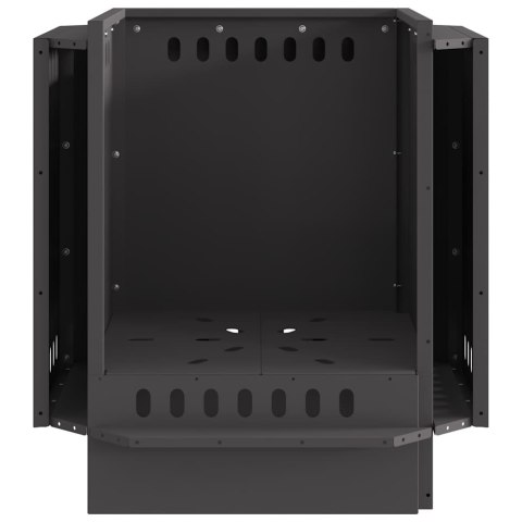 KOMINEK CZARNY 48X48X51CM STAL WALCOWANA NA ZIMNO