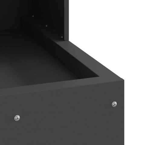 KOMINEK CZARNY 50X50X100CM STAL WALCOWANA NA ZIMNO