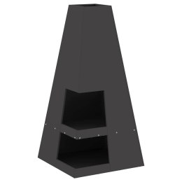 KOMINEK CZARNY 50X50X100CM STAL WALCOWANA NA ZIMNO