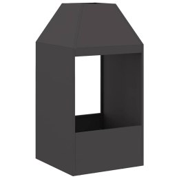 KOMINEK CZARNY 50X50X100CM STAL WALCOWANA NA ZIMNO