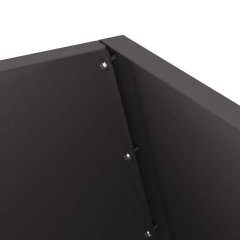 KOMINEK CZARNY 50X50X100CM STAL WALCOWANA NA ZIMNO