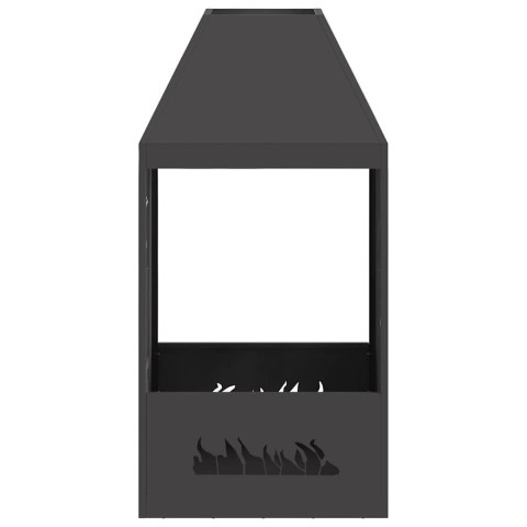 KOMINEK CZARNY 50X50X100CM STAL WALCOWANA NA ZIMNO