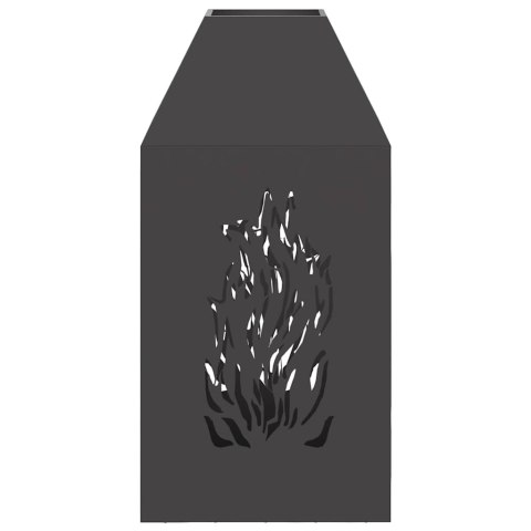 KOMINEK CZARNY 50X50X100CM STAL WALCOWANA NA ZIMNO