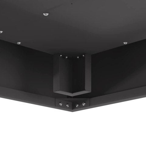 KOMINEK CZARNY 60X60X30CM STAL WALCOWANA NA ZIMNO