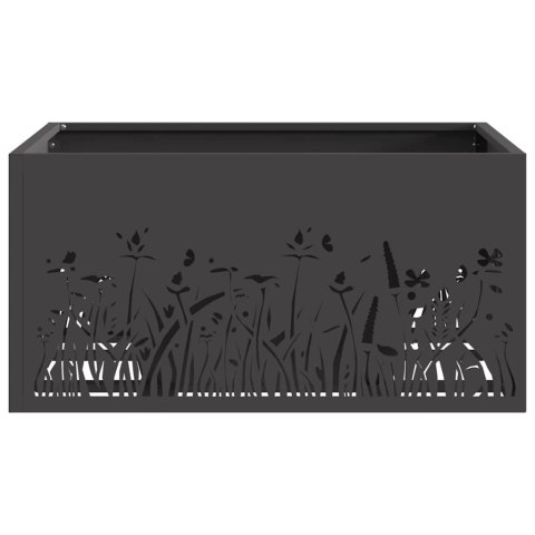 KOMINEK CZARNY 60X60X30CM STAL WALCOWANA NA ZIMNO