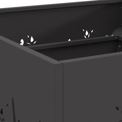 KOMINEK CZARNY 60X60X30CM STAL WALCOWANA NA ZIMNO