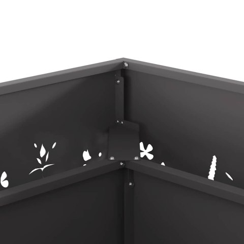 KOMINEK CZARNY 60X60X30CM STAL WALCOWANA NA ZIMNO