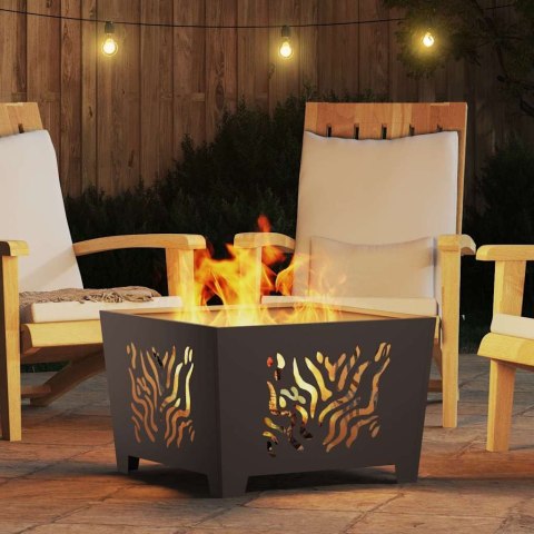 KOMINEK CZARNY 60X60X40CM STAL WALCOWANA NA ZIMNO