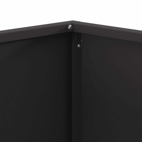 KOMINEK CZARNY 60X60X40CM STAL WALCOWANA NA ZIMNO