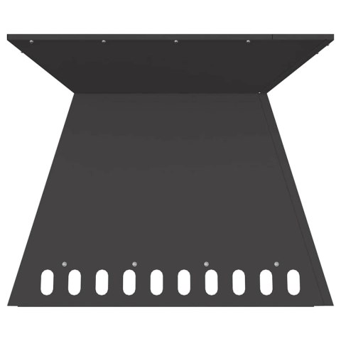 KOMINEK CZARNY 60X60X50CM STAL WALCOWANA NA ZIMNO