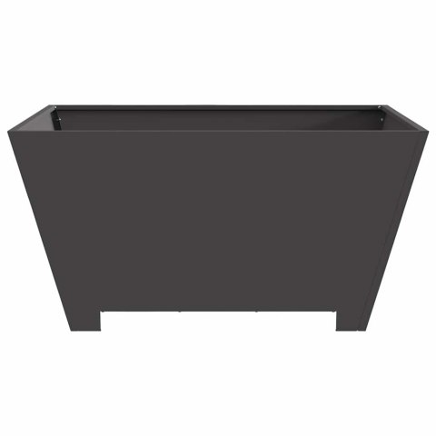 KOMINEK CZARNY 80X80X40CM STAL WALCOWANA NA ZIMNO