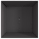 KOMINEK CZARNY 80X80X40CM STAL WALCOWANA NA ZIMNO