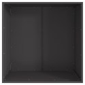 KOMINEK CZARNY 80X80X43CM STAL WALCOWANA NA ZIMNO