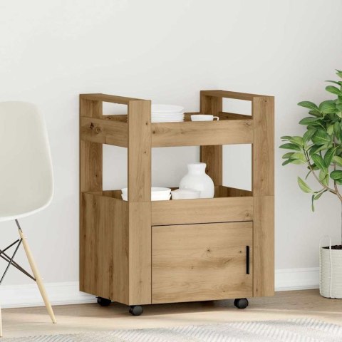 WÓZEK KUCHENNY DĄB ARTISAN 60X45X80CM