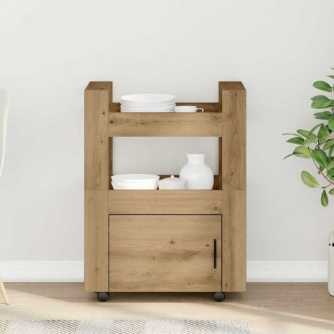 WÓZEK KUCHENNY DĄB ARTISAN 60X45X80CM