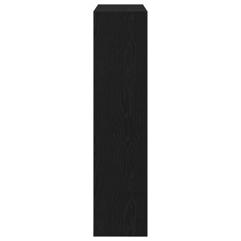 SZAFKA NA BUTY Z PRZECHOWYWANIEM CZARNY DĄB 80X21X87.5CM