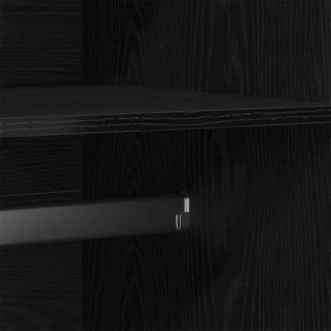 GARDEROBA CZARNY 90X52X200CM