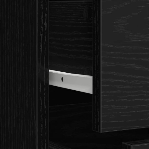 GARDEROBA CZARNY DĄB 80X52X180CM