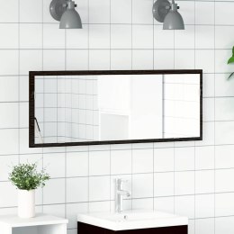 LUSTRO ŁAZIENKOWE LED Z LUSTREM CZARNY DĄB 100X8.5X37CM