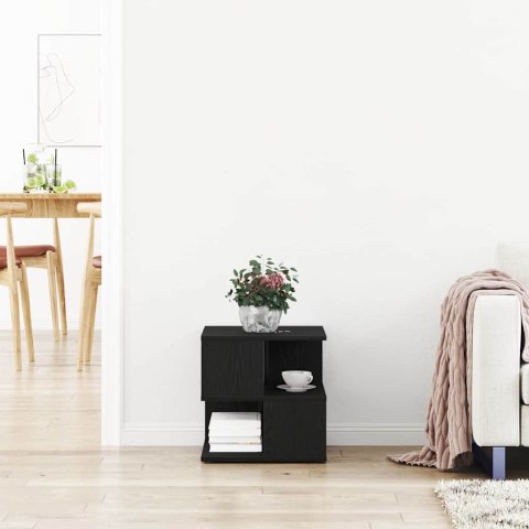 STOLIK BOCZNY CZARNY DĄB 40X40X40CM