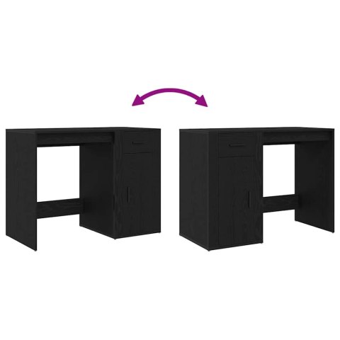 BIURKO INNY CZARNY DĄB 100X49X75CM