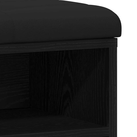 ŁAWKA NA BUTY CZARNY 100X30X48CM