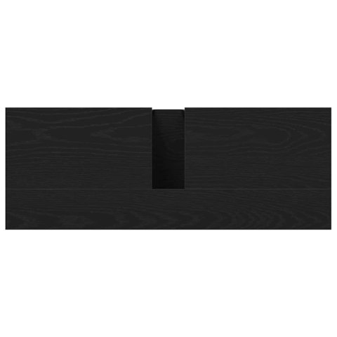 SZAFKA POD UMYWALKĘ Z PÓŁKĄ CZARNY DĄB 80X30X60CM