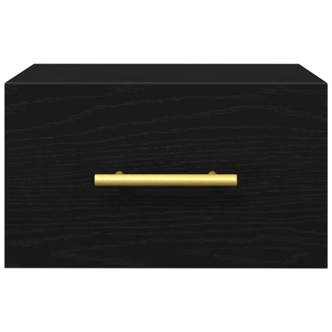 SZAFKA NOCNA 2 SZT. CZARNY DĄB 35X35X20CM