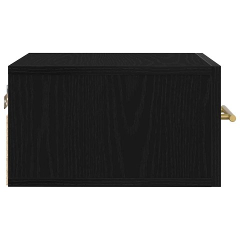 SZAFKA NOCNA 2 SZT. CZARNY DĄB 35X35X20CM