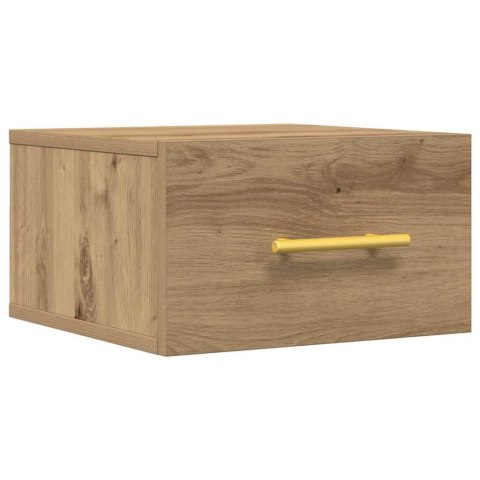 SZAFKA NOCNA MONTOWANA NA ŚCIANIE DĄB ARTISAN 35X35X20CM