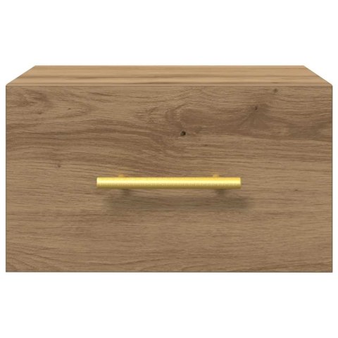 SZAFKA NOCNA MONTOWANA NA ŚCIANIE DĄB ARTISAN 35X35X20CM