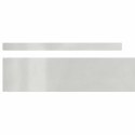 OGRODOWE OBRZEŻE TRAWNIKA SREBRNY 450X10CM STAL NIERDZEWNA