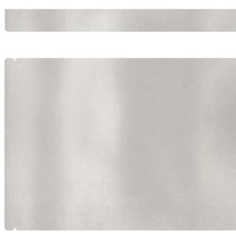 OGRODOWE OBRZEŻE TRAWNIKA 4 SZT. SREBRNY 450X15CM