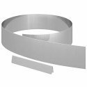 OGRODOWE OBRZEŻE TRAWNIKA 4 SZT. SREBRNY 450X15CM