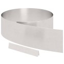 VidaXL Ogrodowe obrzeże trawnika 4 pcs Srebrny 450 x 20 cm