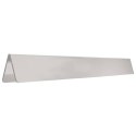 VidaXL Ogrodowe obrzeże trawnika 4 pcs Srebrny 450 x 20 cm