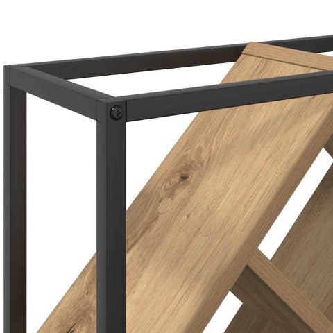 REGAŁ NA WINO DĄB ARTISAN 51X18X52.5CM