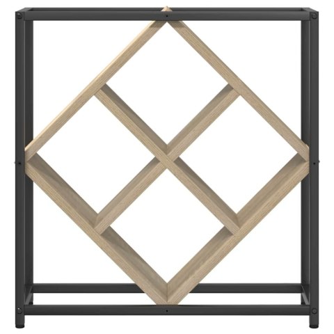 REGAŁ NA WINO DĄB SONOMA 51X18X52.5CM