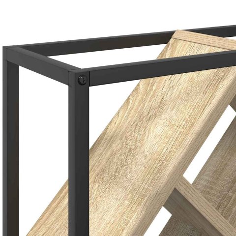 REGAŁ NA WINO DĄB SONOMA 51X18X52.5CM