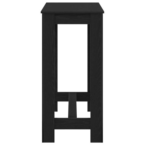 STÓŁ BAROWY CZARNY DĄB 102X50X103.5CM