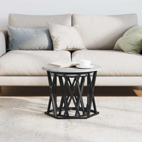 STOLIK BOCZNY 2 SZT. SZARY DĄB SONOMA 50X50X40CM