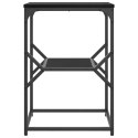 STOLIK BOCZNY CZARNY DĄB 41X40X60CM